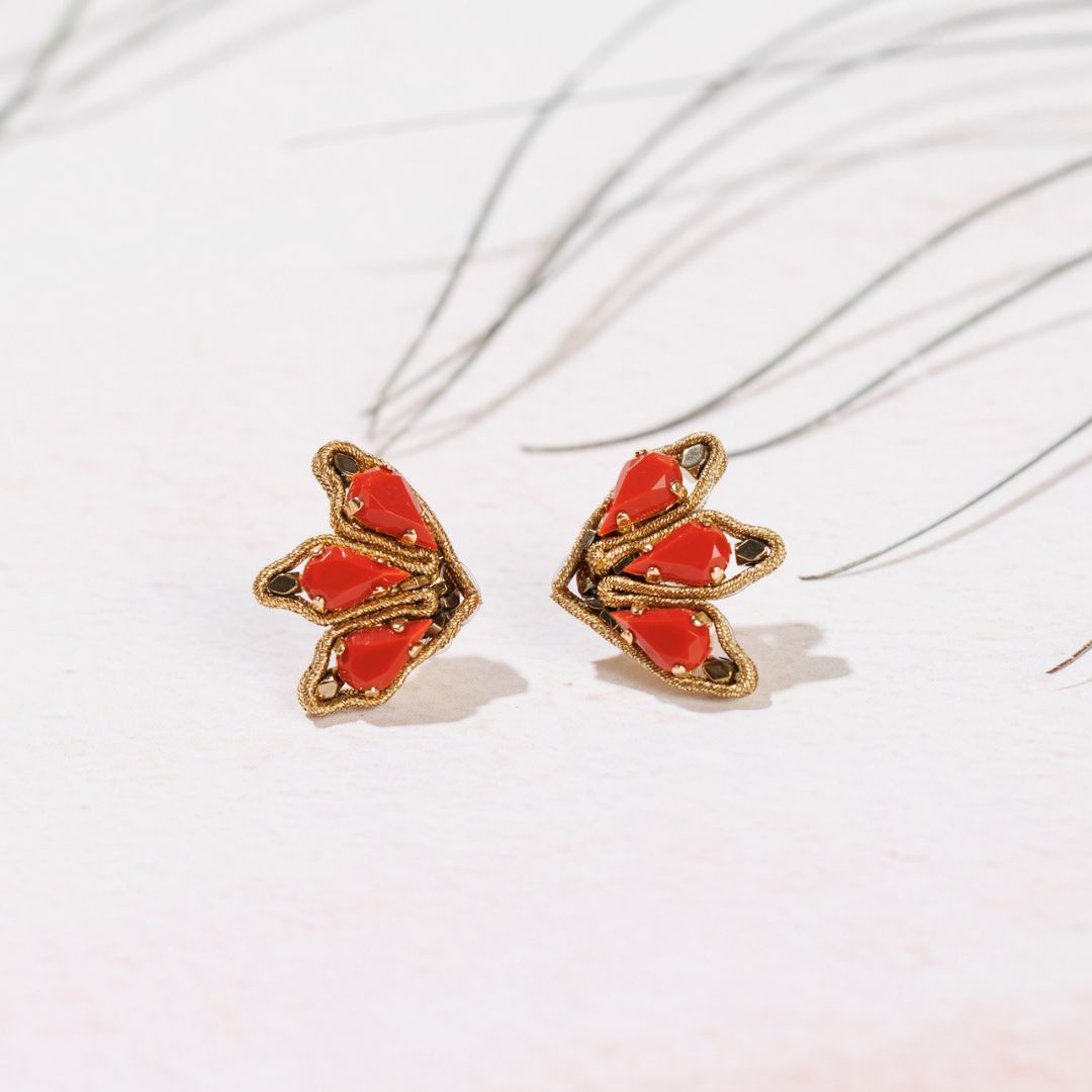 EMILIA orecchini CORALLO