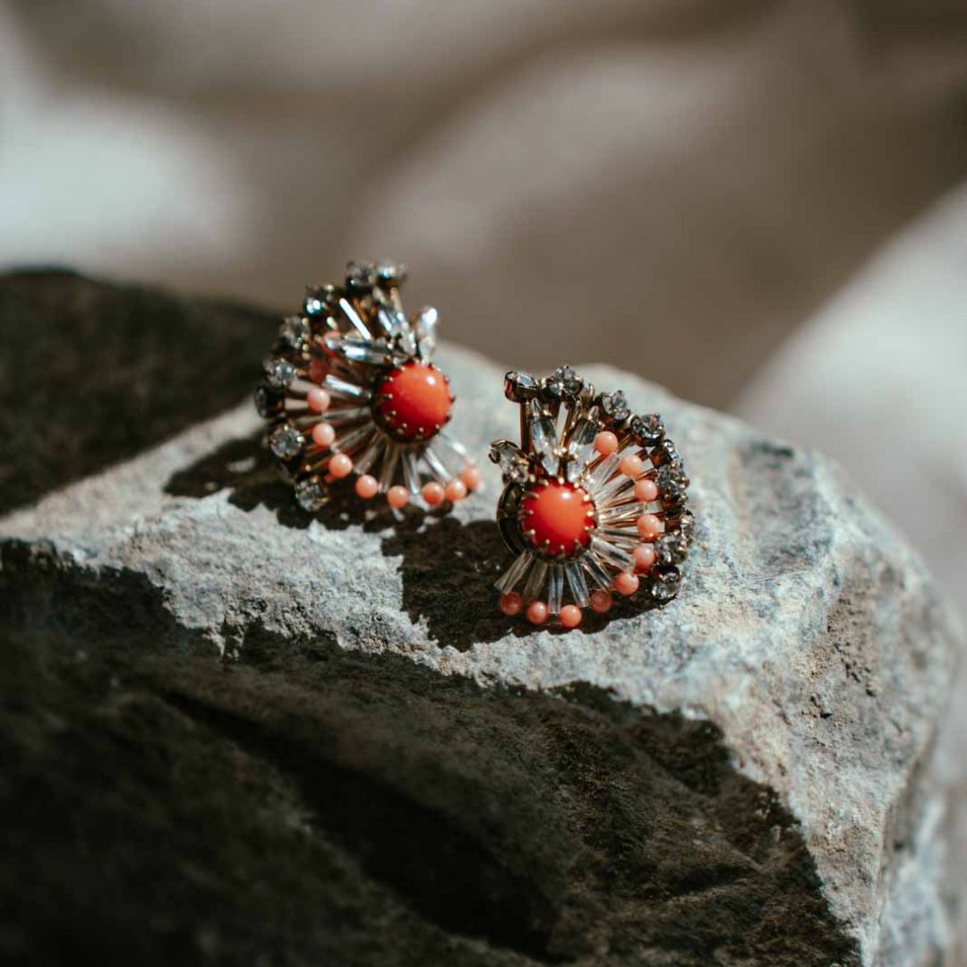 AURORA orecchini CORALLO