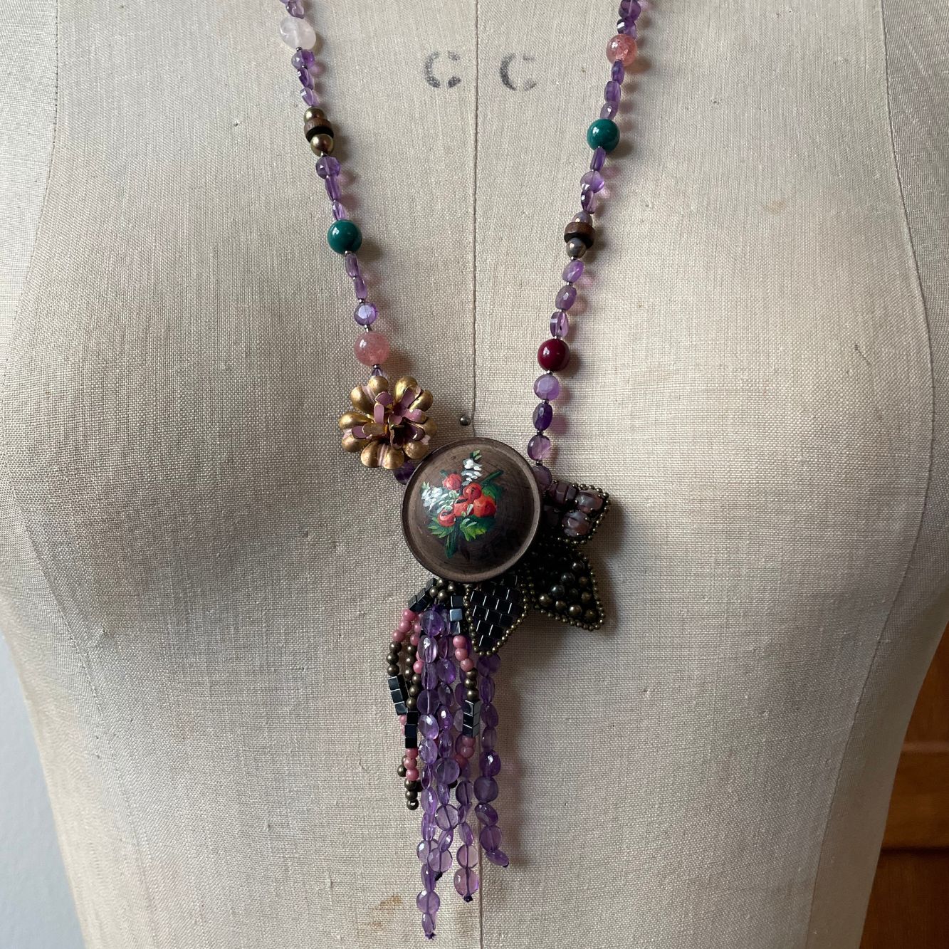 Ametista fiorita - Collana Limited Edition