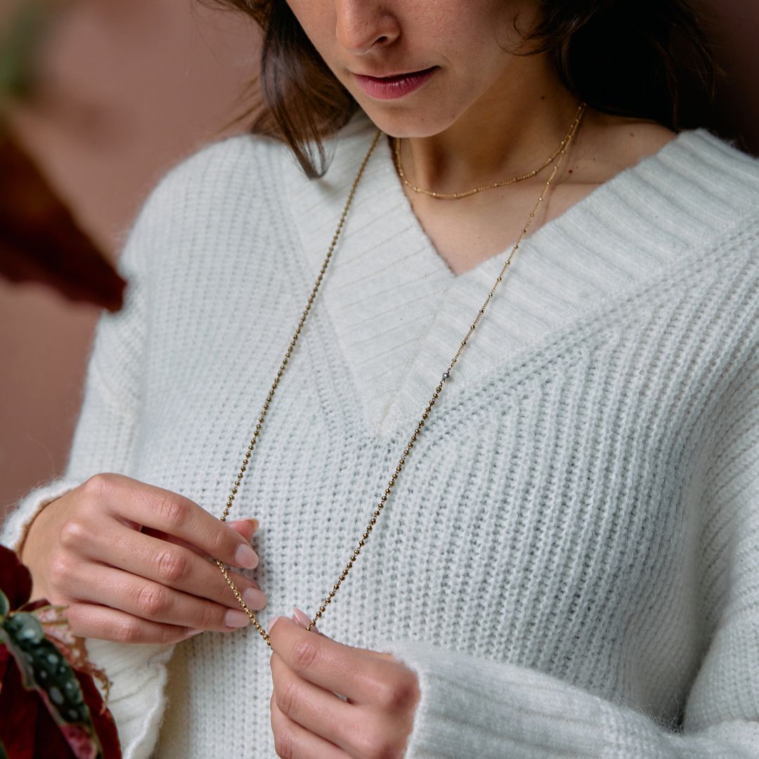 ANNE gold-plated necklace