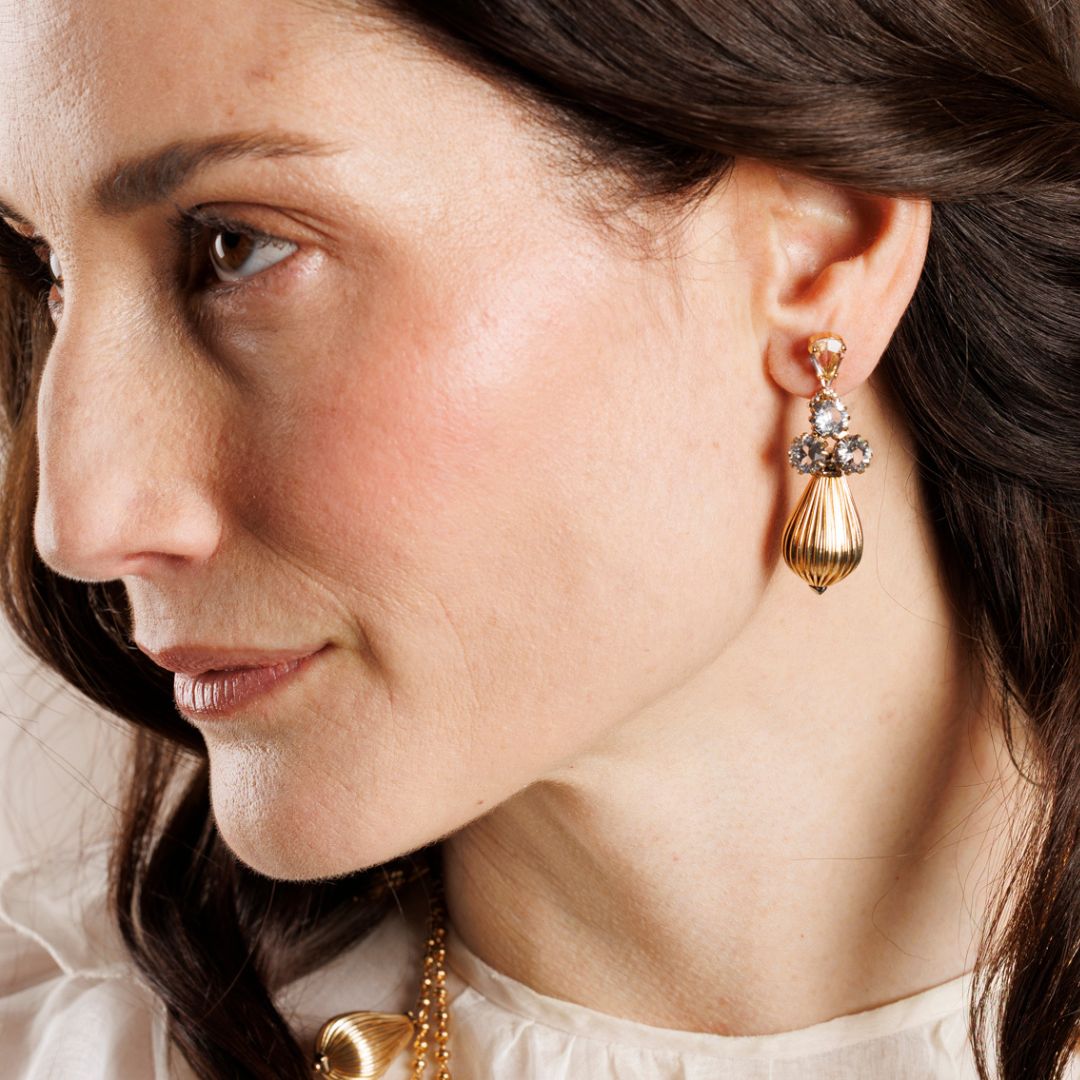 MUMBAI Gold Earrings