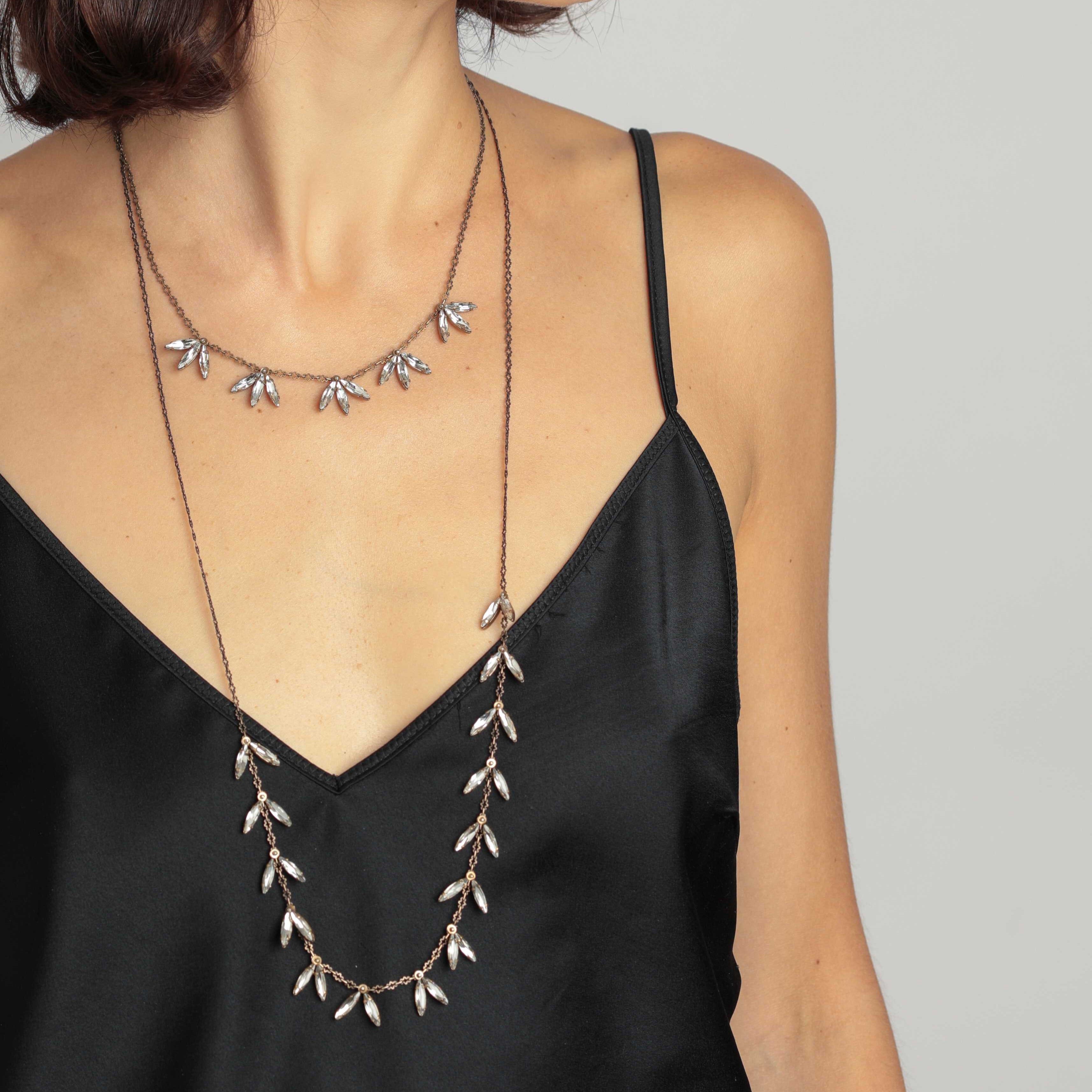 AIRONE collana cristallo