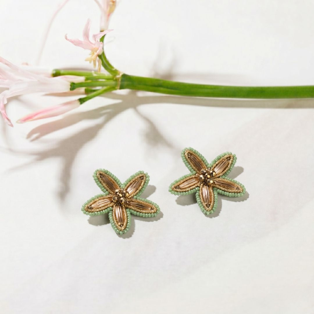 BALI earrings SAGE