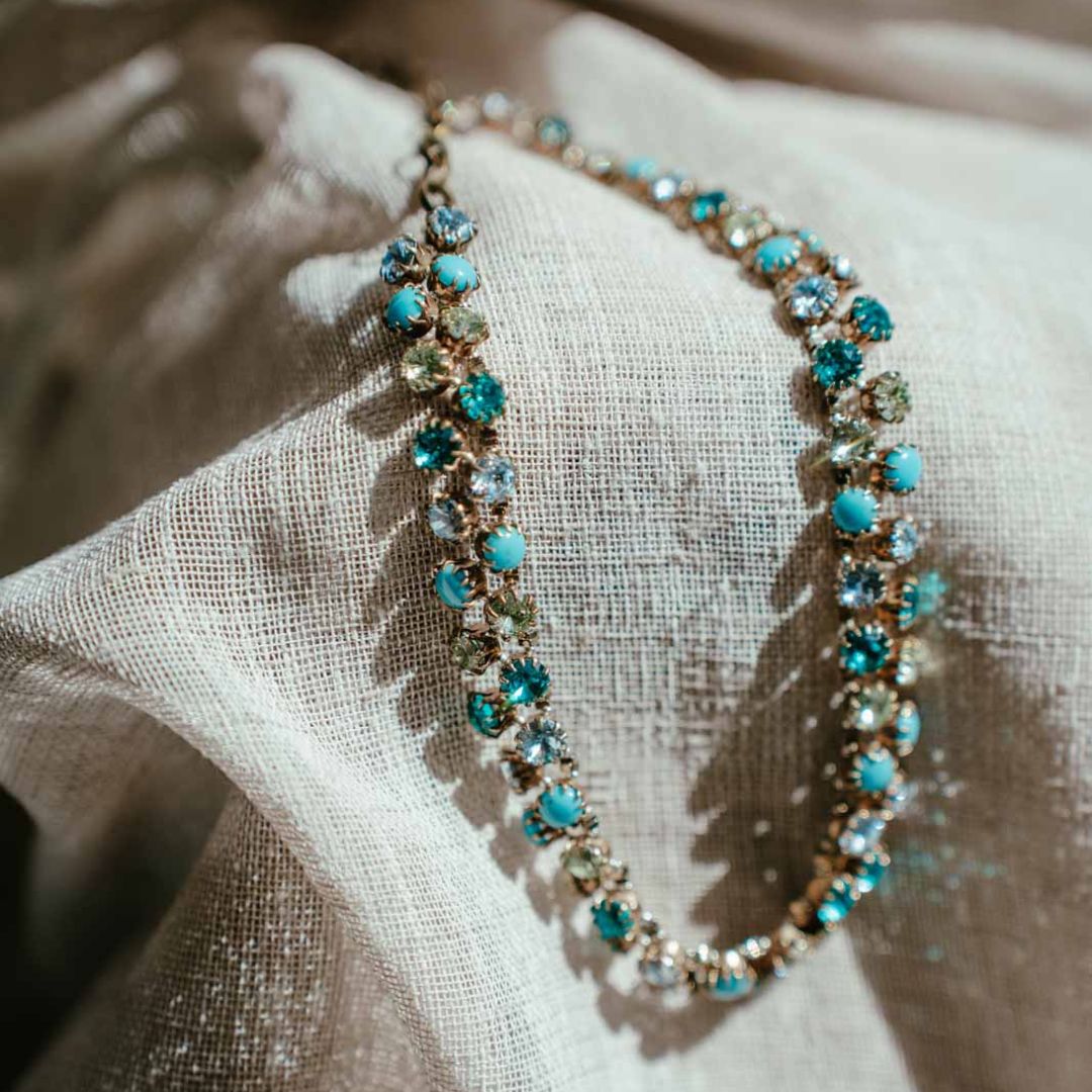 MACRAMÉ collana MIX TURCHESE