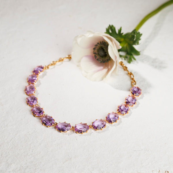 ANITA lilac necklace NEW
