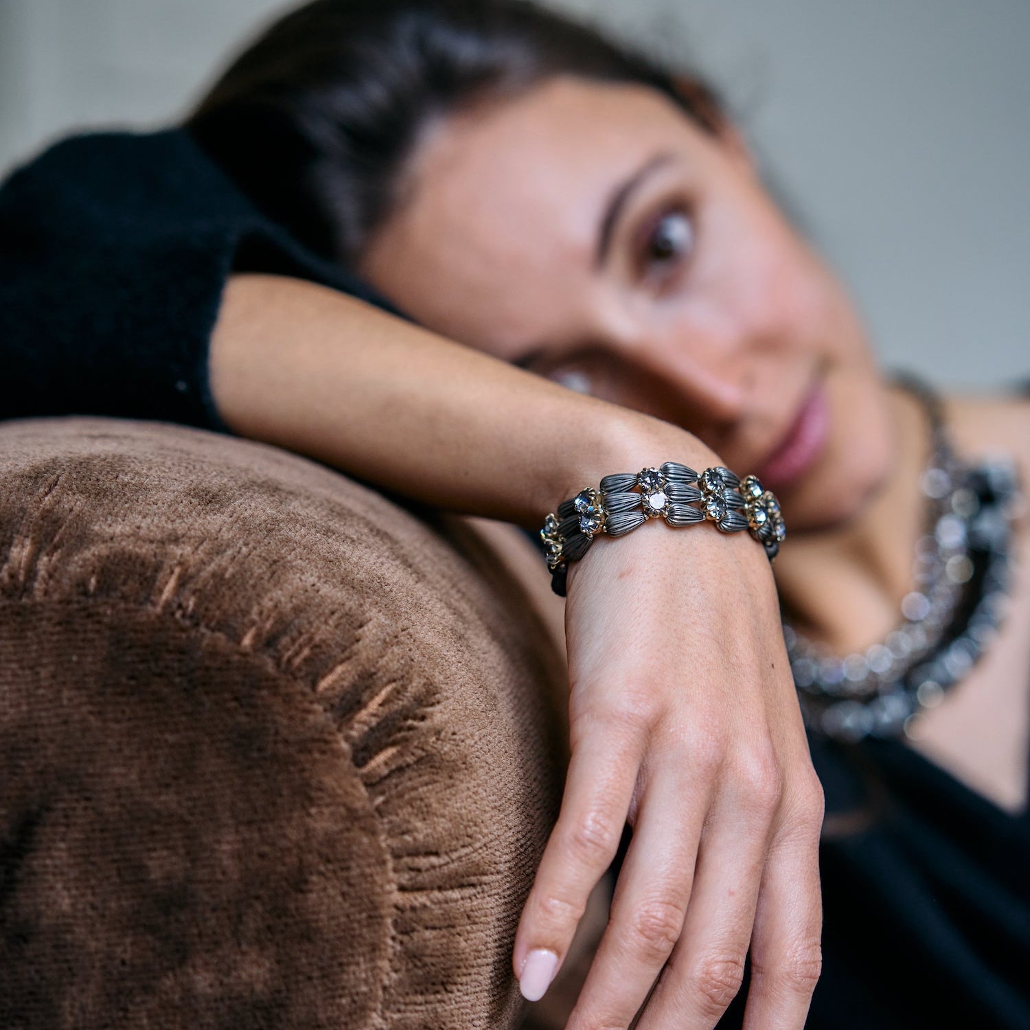 RUGIADA bracciale RUTENIO