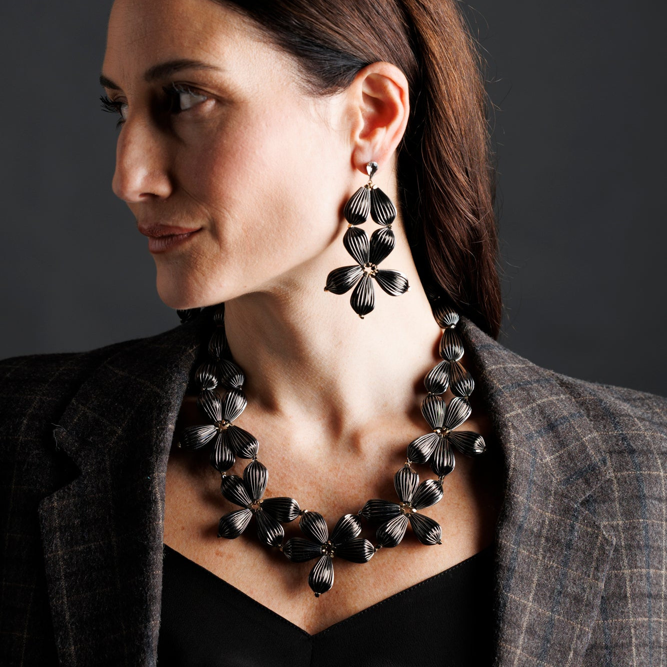 JAIPUR orecchini RUTENIO