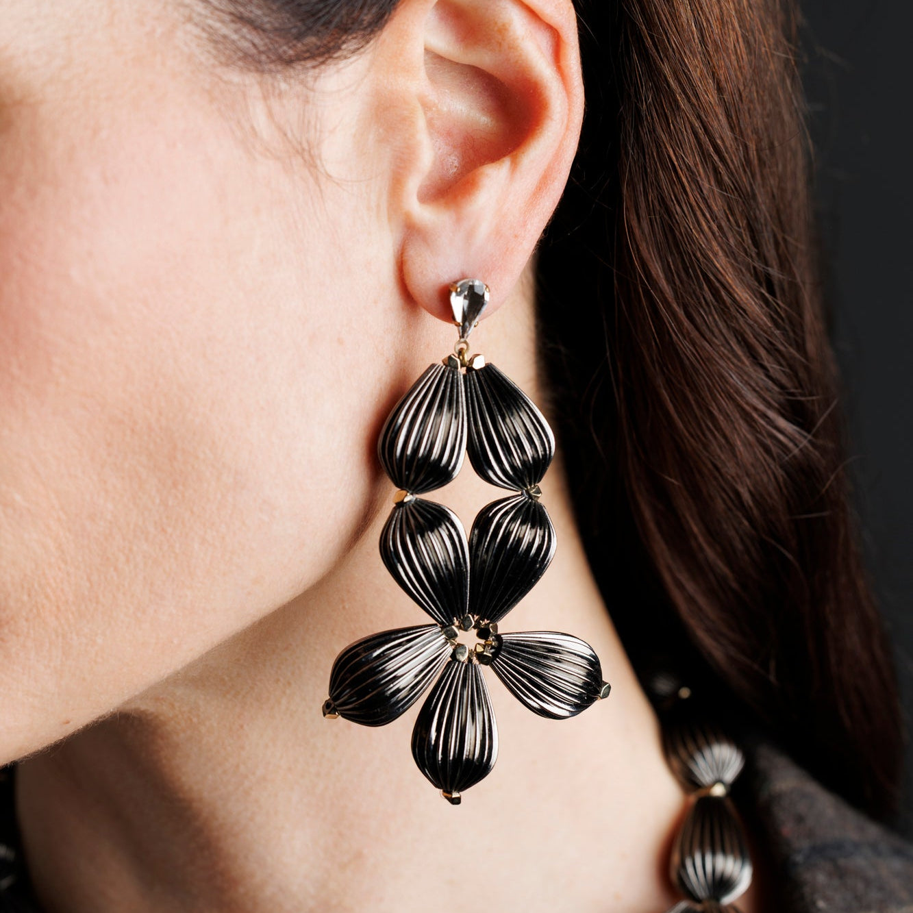 JAIPUR orecchini RUTENIO