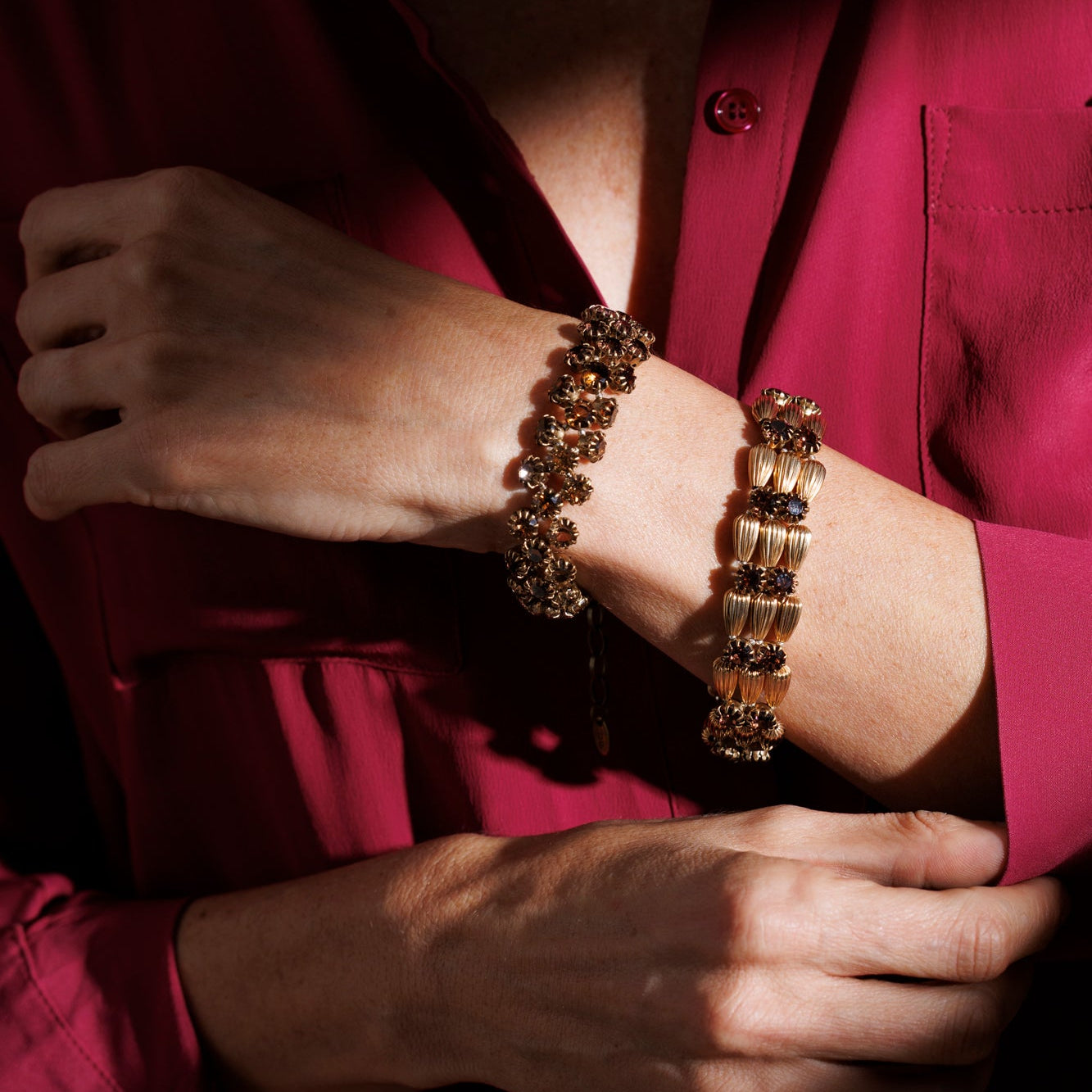 MACRAMÈ bracelet MIX AMBER