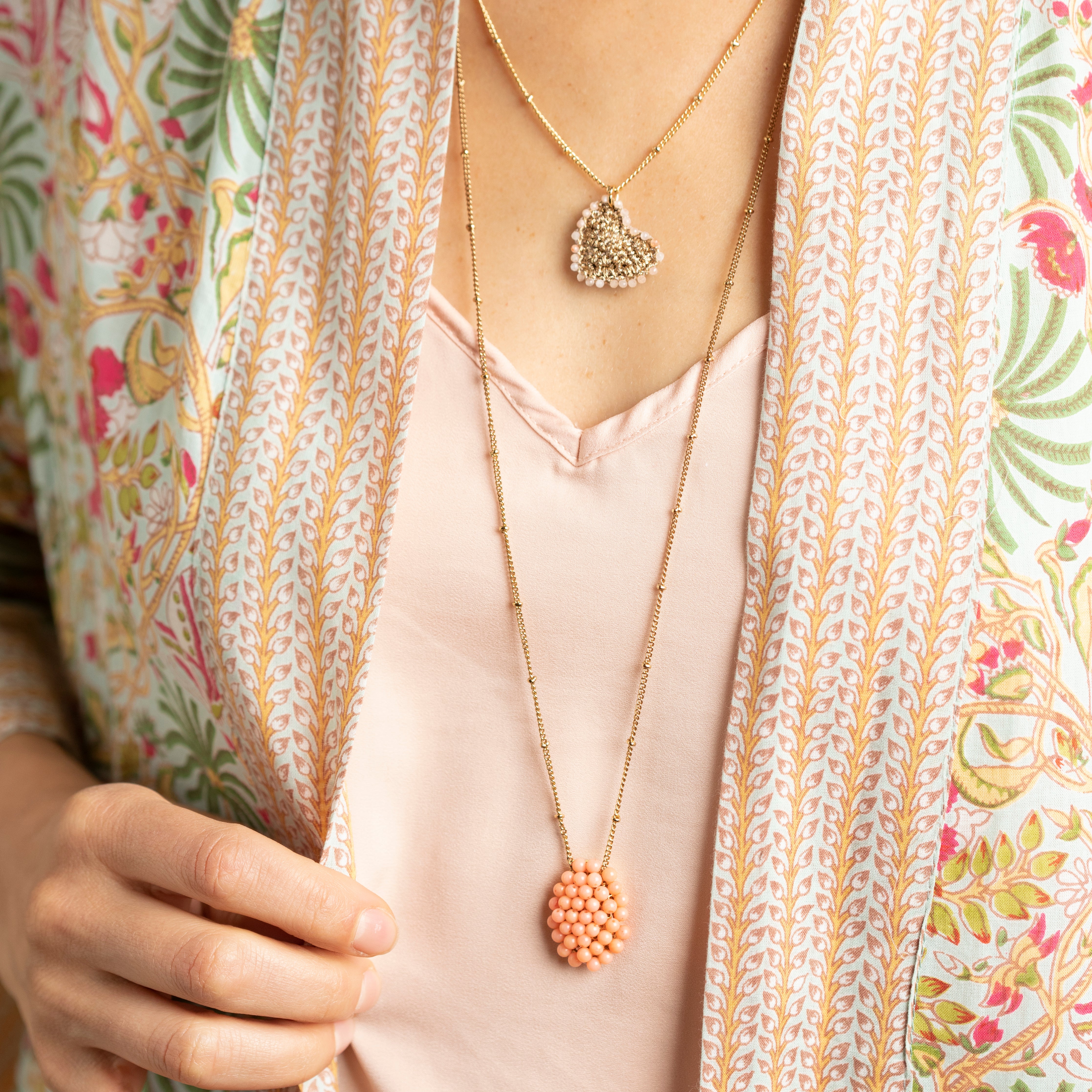 PINK HEART necklace