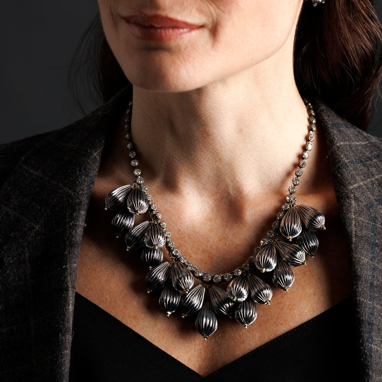 OLIMPIA RUTHENIUM necklace