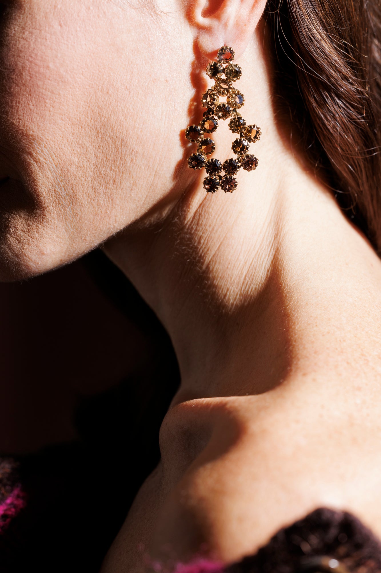 MACRAMÈ orecchini MIX AMBRA