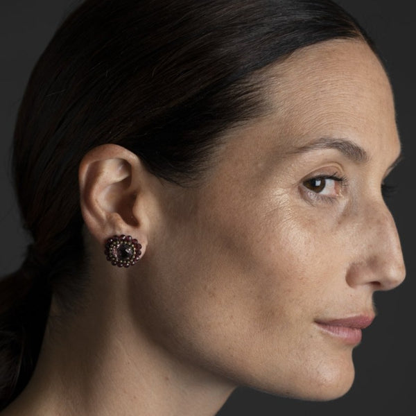 TALIA orecchini granato
