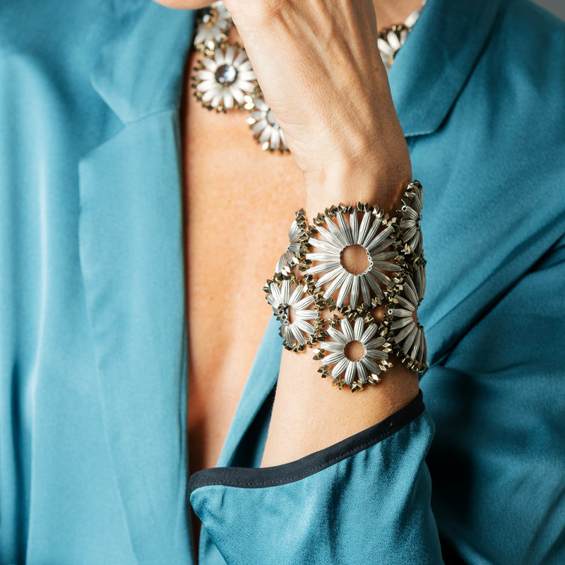 SUNFLOWER silver bracelet