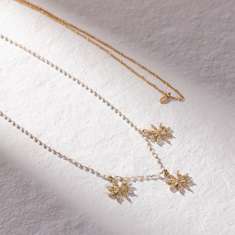 STELLE collana bianca