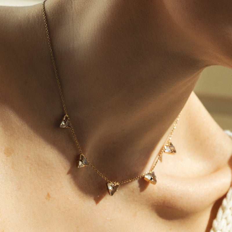 SPINE crystal necklace NEW!