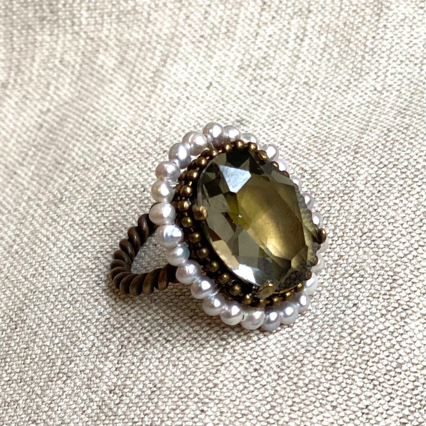 MAREA river pearl ring